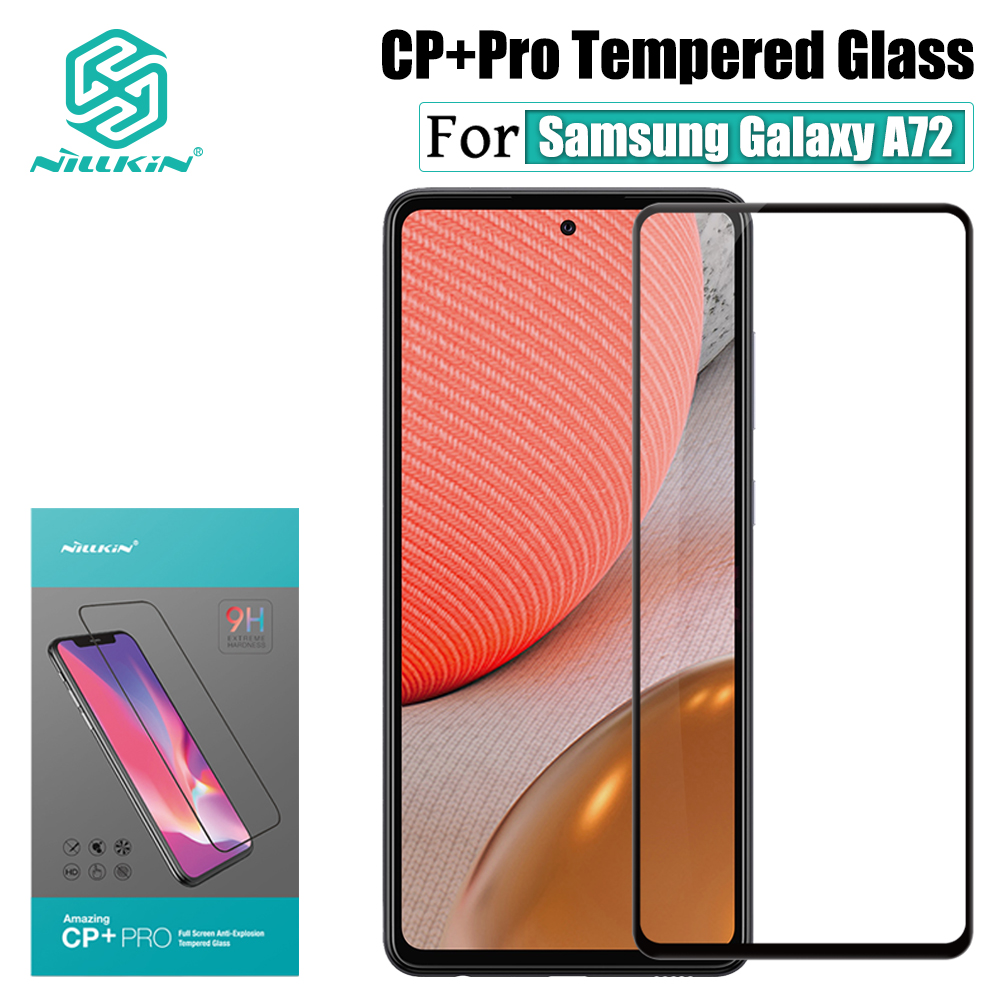 Kính cường lực Nillkin CP+ Pro 9H bảo vệ toàn màn hình chống cháy nổ cho Samsung Galaxy A72 5G/A72 4G/Galaxy M53 5G