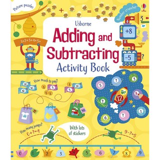 Sách cho bé Adding and Subtracting activity book