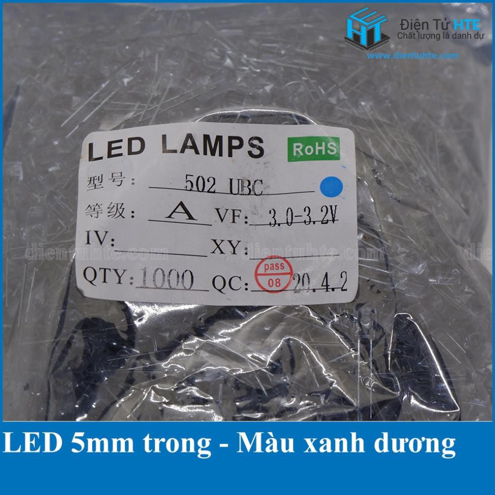 Gói 10 bóng LED đơn 5mm trong các màu