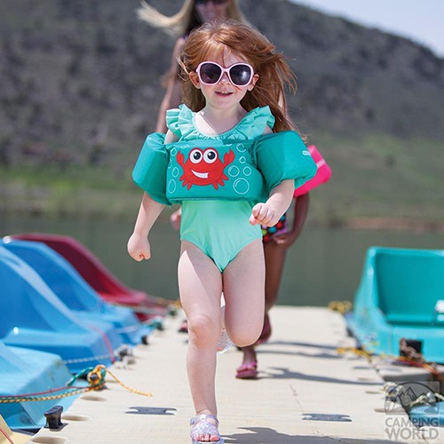 [FREESHIP✨] Áo phao bơi trẻ em đỡ tay ngực an toàn và thời trang cho bé từ 2 - 10 tuổi