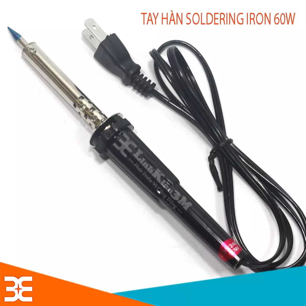 Tay Hàn Nhiệt Soldering Iron 60W ( Tặng 01 Cuộn Thiếc Sunchi và 01 Hộp Nhựa Thông )