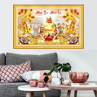 Tranh đính đá phát tài phát lộc VS132 - tự đính