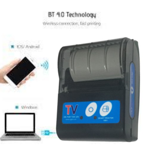 Máy in hóa đơn bluetooth mini bỏ túi, máy in bill K58 in Viettel Pay Pro, KiotViet - Tặng 5 cuộn giấy | BigBuy360 - bigbuy360.vn