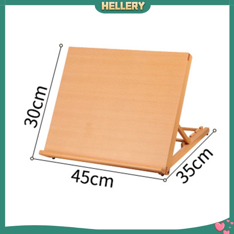 Bảng Vẽ Bằng Gỗ Kích Thước 45x35x30cm Có Thể Điều Chỉnh Dùng Trang Trí Bàn Làm Việc