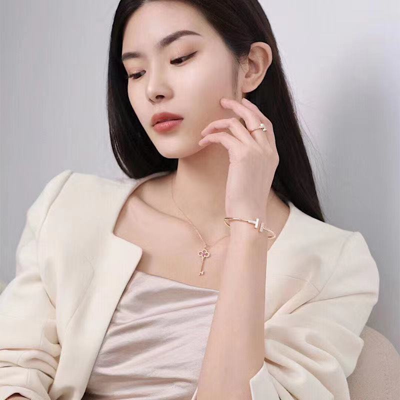 Vòng Đeo Tay Hình Chữ T Đôi Có Thể Điều Chỉnh Thiết Kế Đơn Giản Thời Trang Cao Cấp Haobing Boutiqu Cho Nữ