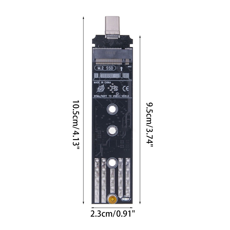 Đầu Đọc Thẻ Nhớ Chuyển Đổi M.2 NVME Sang USB 3.1 Type-C 1000MB / s