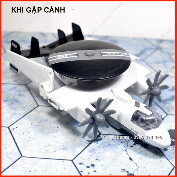 Mô Hình Đồ Chơi Máy Bay Tuần Thám Radar - E2 - Dài 20cm Size 1:72 - 7797