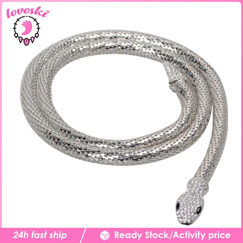 Thắt Lưng Dây Xích Hình Rắn Thời Trang Cho Nữ