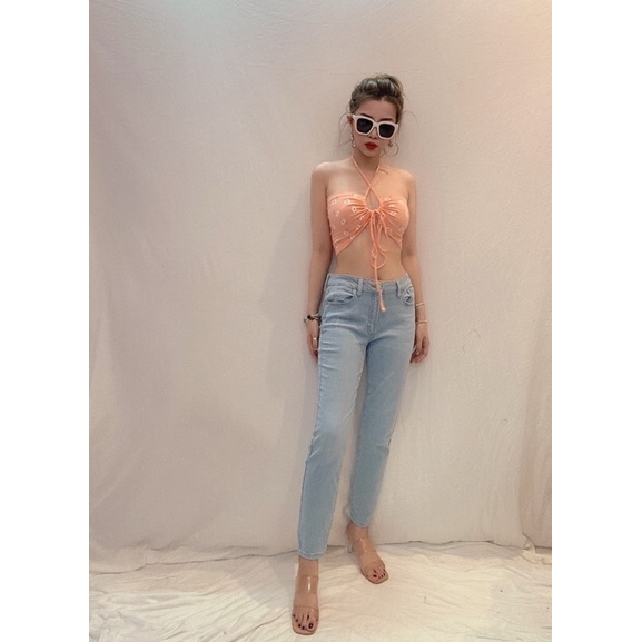 Quần Jeans JUSTUSA Baggy Ống Sượt 14cm - 3464 Mẫu 1.56-46kg sz 27