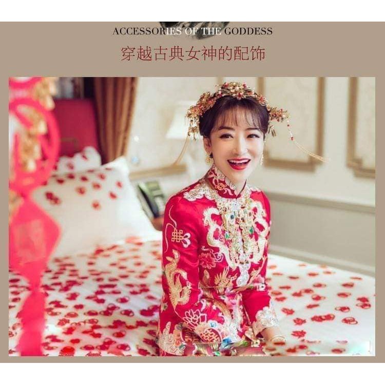 Bộ cài tóc cô dâu cổ trang (115)