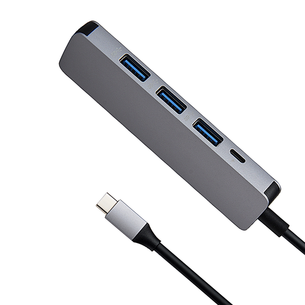 Đầu Chia Micro Usb Type C 5 Trong 1 Tiện Dụng Chất Lượng Cao Cho Máy Tính Xách Tay