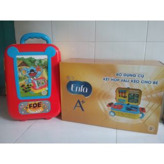 Bo dung cu ki su ket hop vali keo cho be .hang khuyen tu sua enfa.danh cho be tu 3 tuoi tro len ,nhua an toan cho be ..