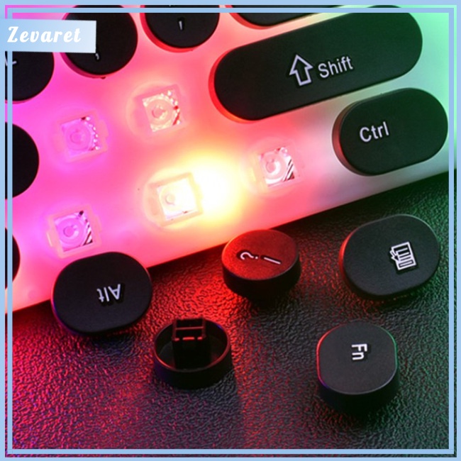 Bộ Bàn Phím Cơ Và Chuột Zevaret Có Dây Kết Nối USB Cho Máy Tính / Laptop