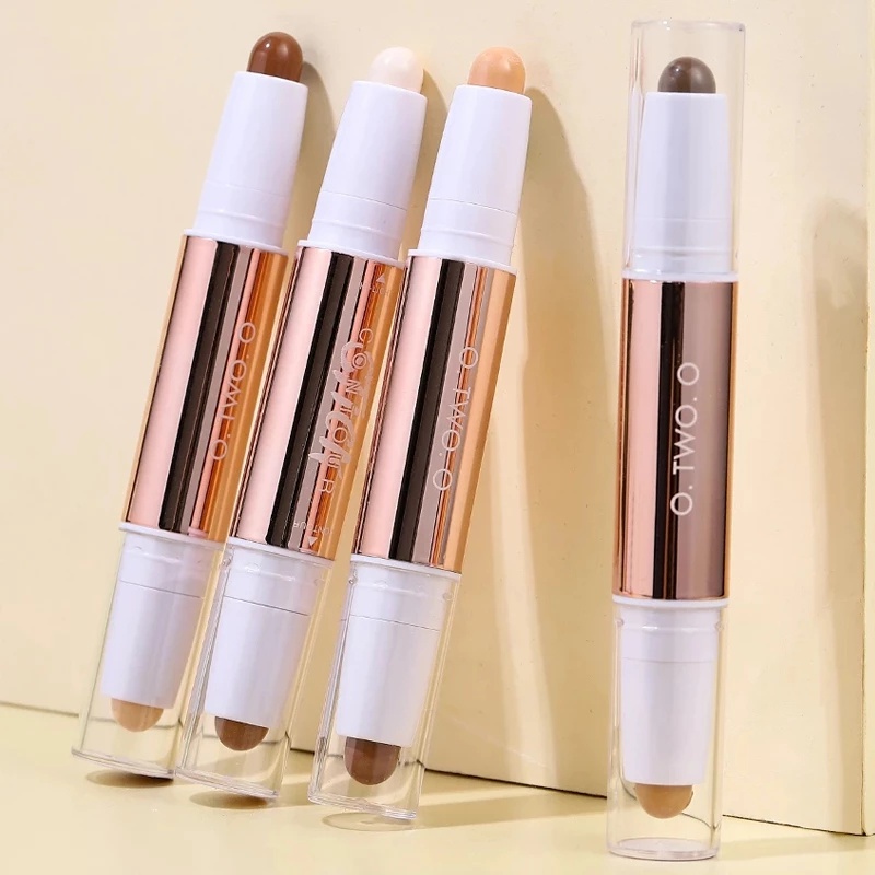 Kem Che Khuyết Điểm Dạng Thỏi Hai Đầu 4 Màu Tùy Chọn Chống Thấm Nước Làm Sáng Da