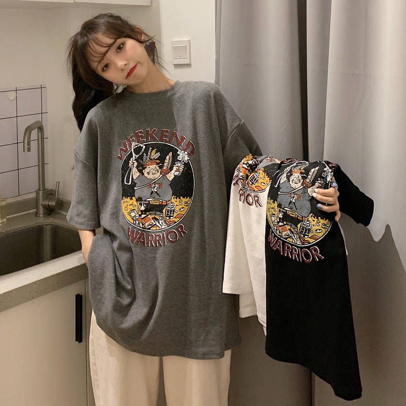 NRVP Áo Thun Nữ Cổ Tròn Tay Ngắn Thời Trang 2021