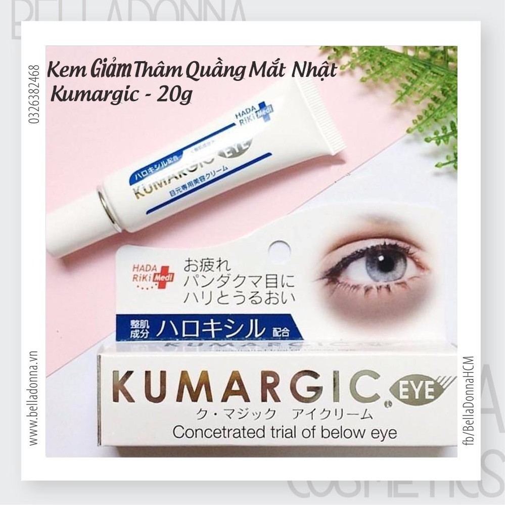 Kem Dưỡng Mắt Hỗ Trợ Giảm Quầng Thâm &amp; Bọng Mắt Kumargic Concetrated Trial Of Below Eye Cream 20g