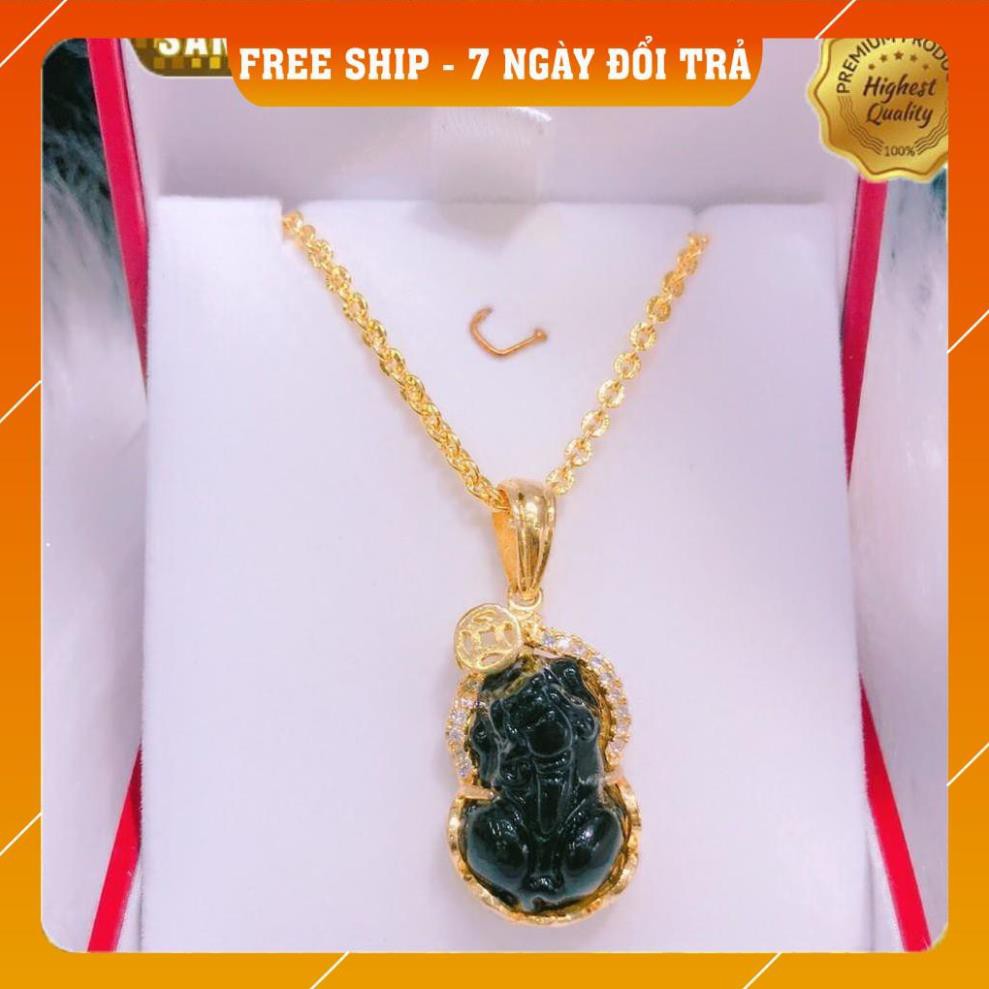 [ SIÊU GIẢM GIÁ ] Dây chuyền nữ mạ vàng 18k tỳ hưu nhiều màu cao cấp Gadoshop - đeo đi chơi siêu đẹp