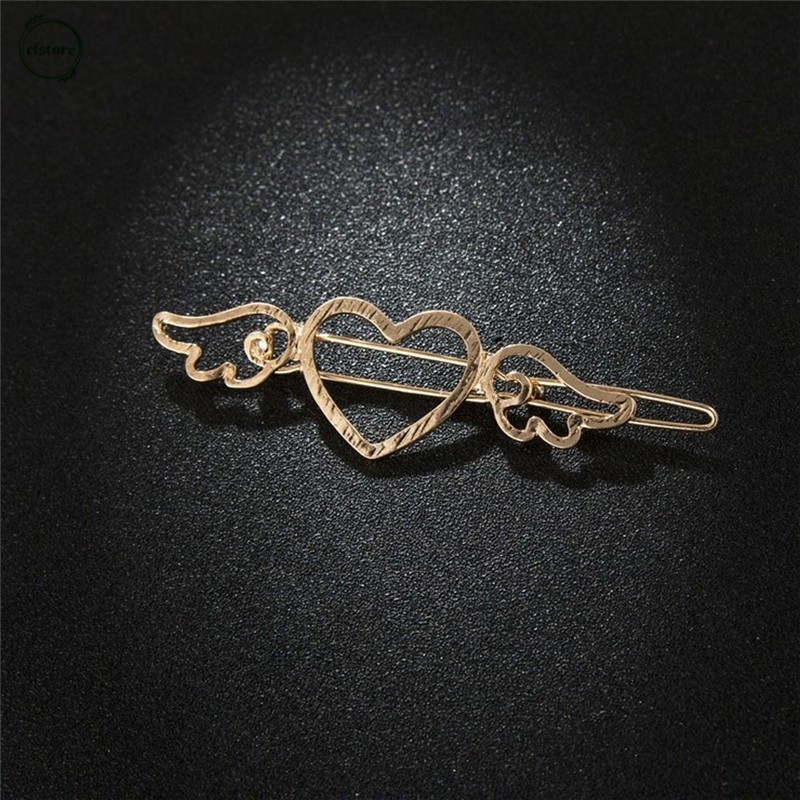 Kẹp tóc kim loại kiểu dáng dễ thương dành cho nữ