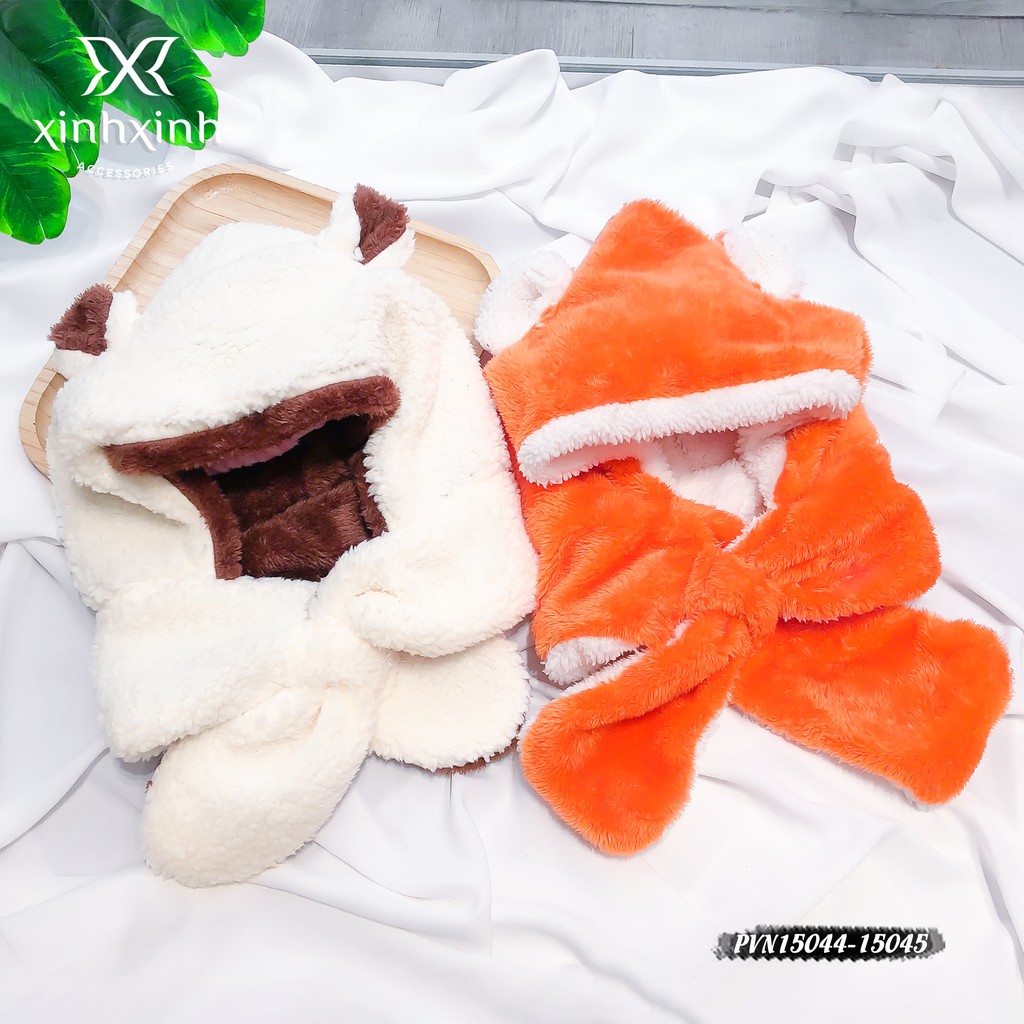 Mũ tai gấu trơn cực dễ thương xinh xắn cho bé - Xinh Xinh Accessories