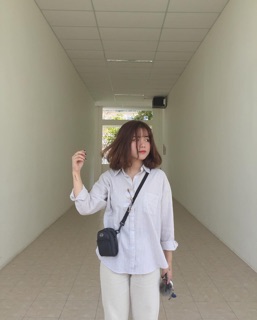 [ẢNH THẬT] Sơ mi sọc nữ ulzzang