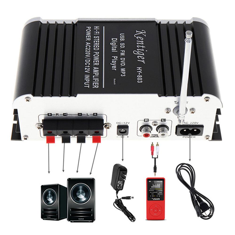 Amly ôtô mini, Ampli 12v karaoke bluetooth, Amply mini, Âm thanh bluetooth,  Amly mini Karaoke Kentiger HY 803