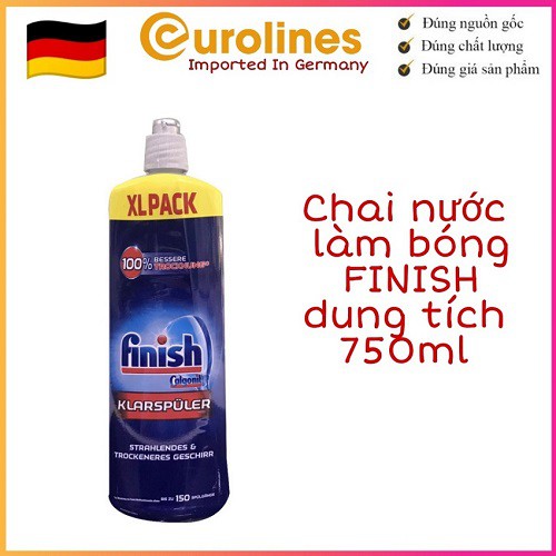 Chai nước làm bóng Finish 750ml [Loại tốt nhất cho MRB - Nhập Đức]