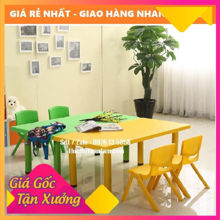 ( giá rẻ nhất )  Bàn  nhựa đúc mầm non nhập khẩu cho bé học bài