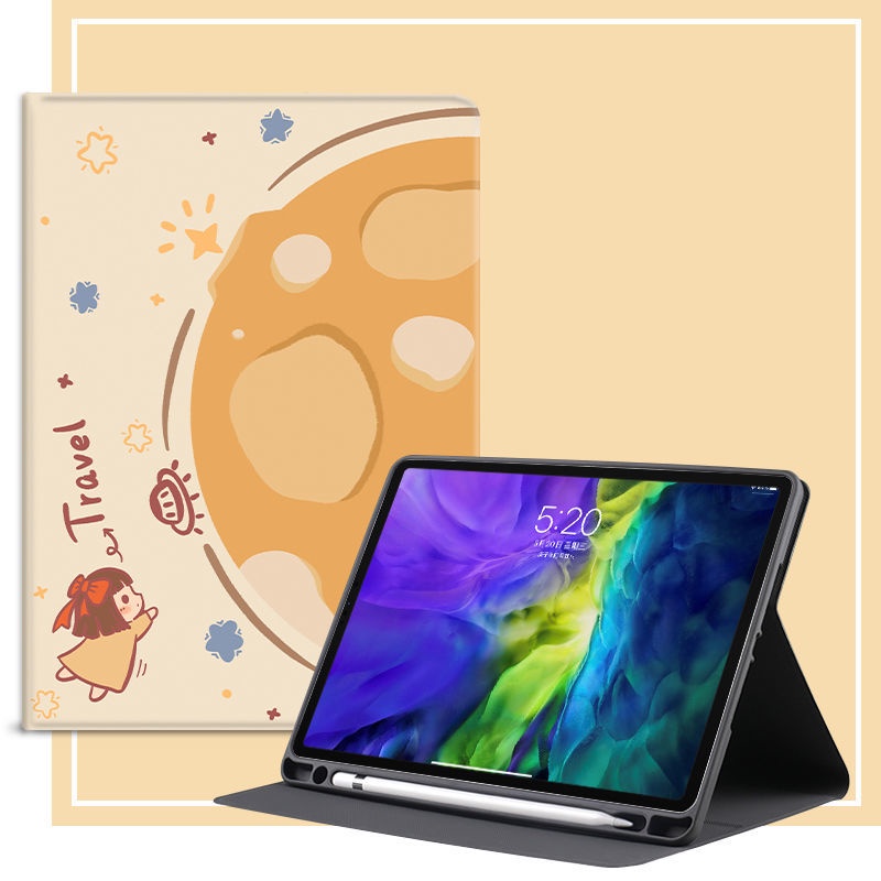 Universe xiaomi pad 5 pro 5 case 11 inch 6 pro cut cartoon tablet cover with pencil holder khe cắm bút da silicone bảo vệ chống va đập all-inclusive ultrathin soft flip pro
