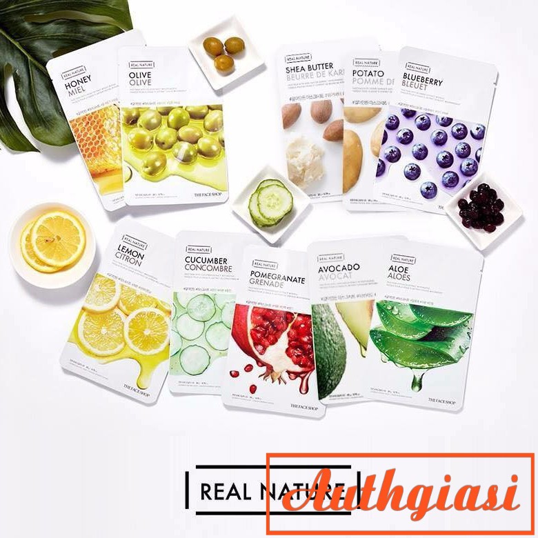 Mặt nạ dưỡng da The Face Shop Real Nature Mask Sheet TFS cung cấp dưỡng chất sâu cho da 20g