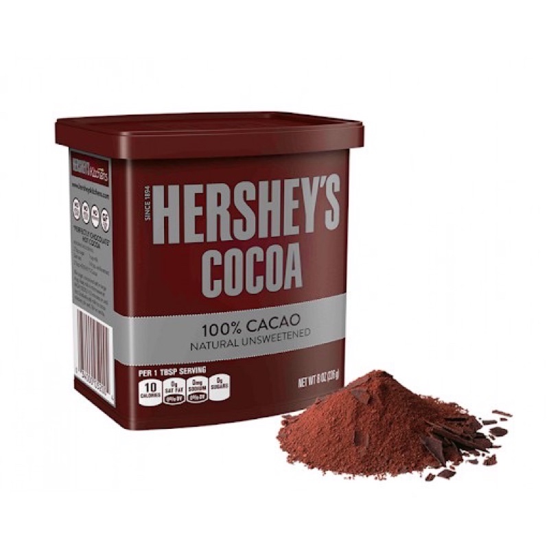 Bột cacao nguyên chất Hershey’s hộp 226g