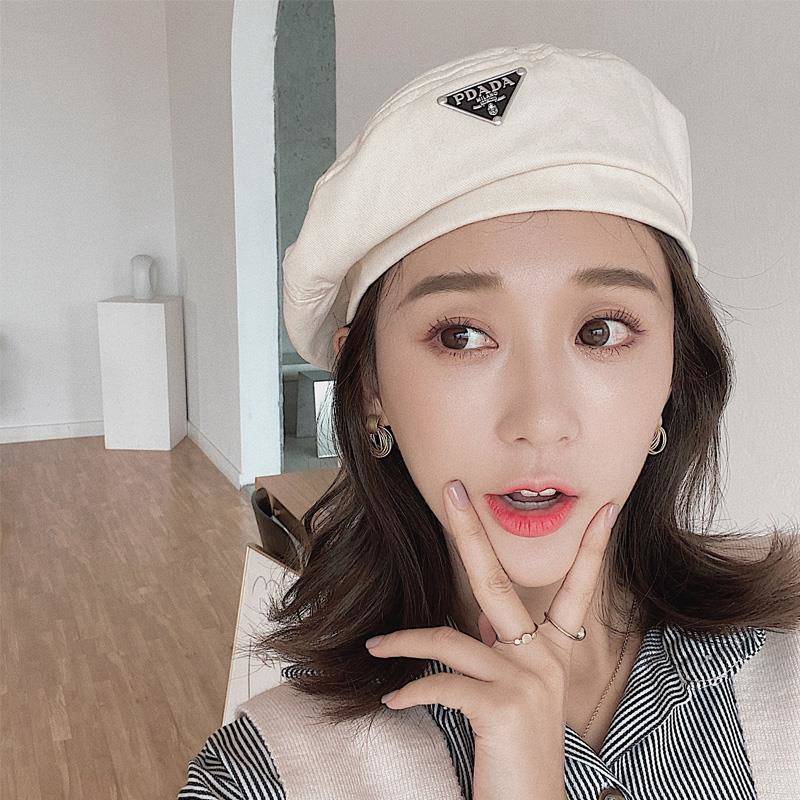 Mũ nồi len nữ Mũ Beret Phong Cách Retro Thời Trang Cho Nữ