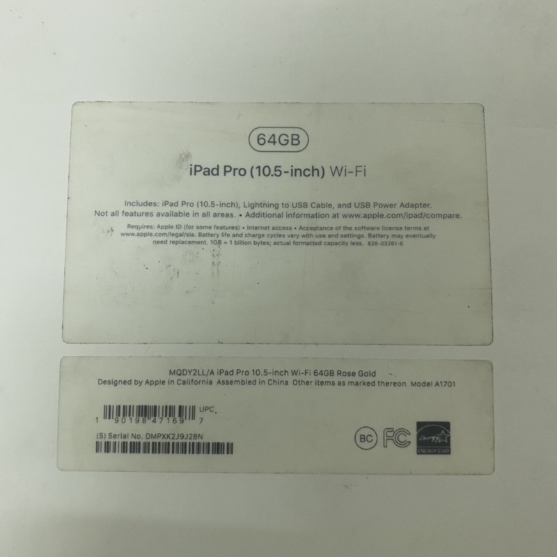 Apple iPad Pro 10.5-Inch 64GB Rose Gold wifi , mới 99%