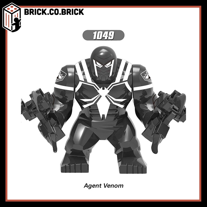 Venom Đồ Chơi Lắp Ráp Mô Hình Bigfig loại lớn Siêu Anh Hùng Marvels/ DC Carnage Spider Man X888
