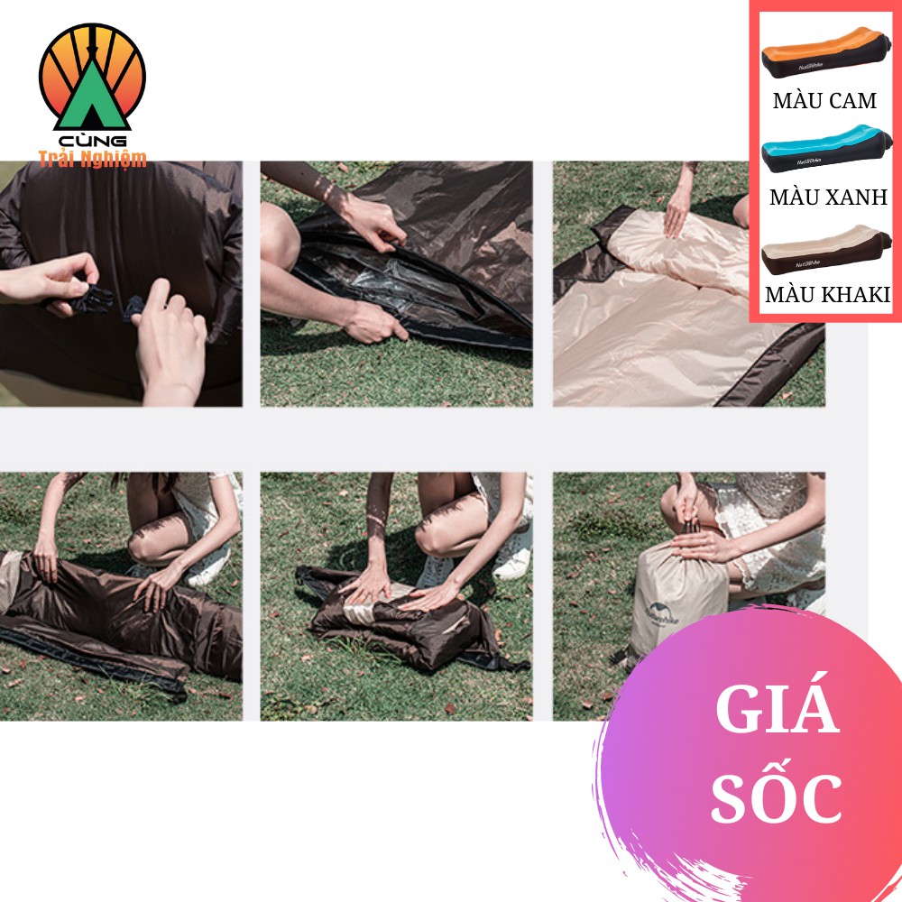 [CHÍNH HÃNG] Sofa Bơm Hơi Gấp Gọn Chống Nước Naturehike Dành CHo Du Lịch Dã Ngoại NH20FCD05