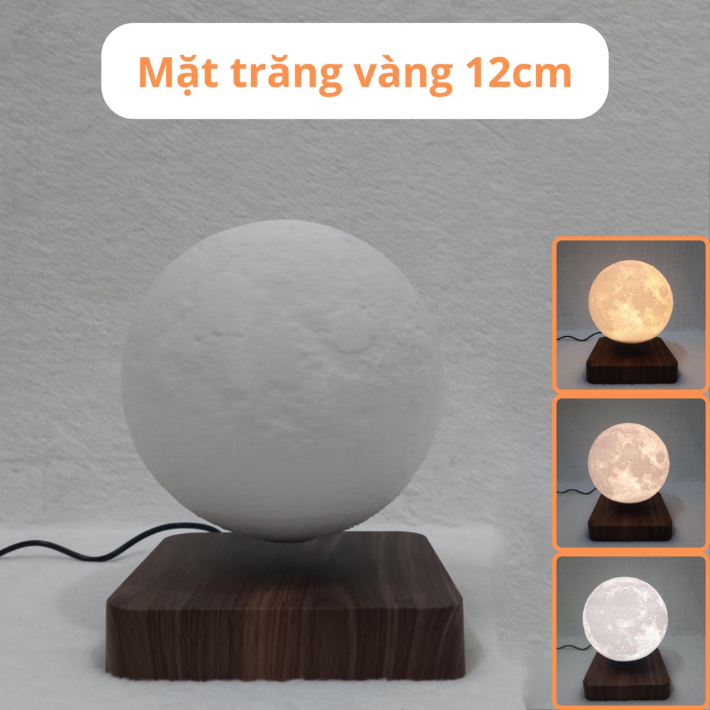 Đèn ngủ mặt trăng lơ lửng cảm ứng - Mặt trăng lơ lửng trang trí siêu đẹp (BẢO HÀNH 6 THÁNG)