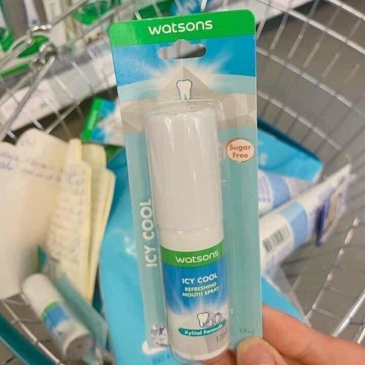Xịt Thơm Miệng Watsons Thái Lan Mát Lạnh