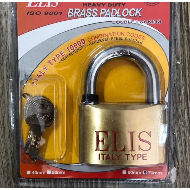 Ổ khoá ELIS 70mm chìa chấm vi tính