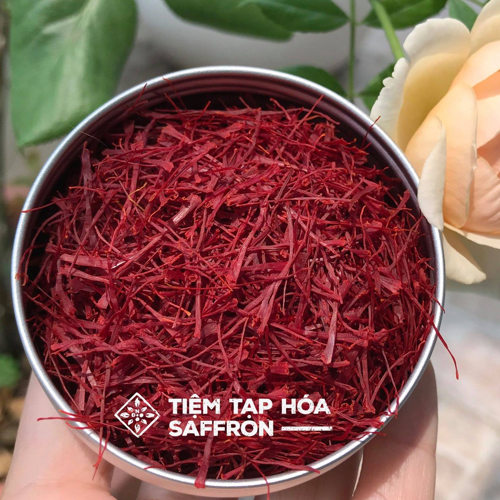 Hộp 01g Saffron Iran loại Negin - Nhụy Hoa Nghệ Tây loại Negin