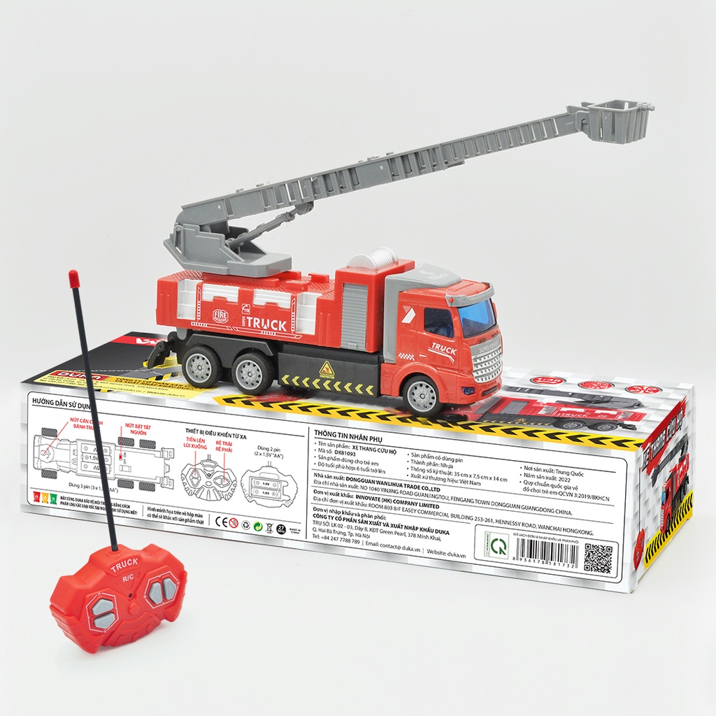 Xe Thang Cứu Hộ - Điều Khiển Từ Xa, DK 81093 DUKA