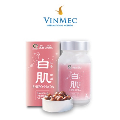 Shirohada - Viên uống cải thiện lão hoá da, giúp da sáng trắng mềm mại tại Vinmec