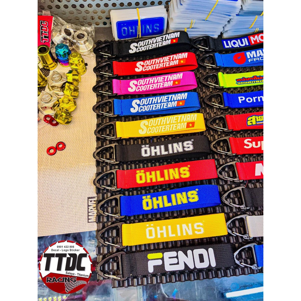 Móc khoá dây racing thái lan