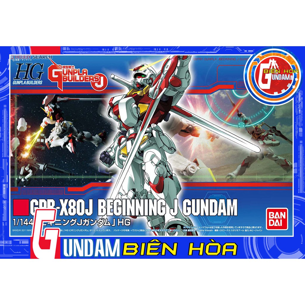 Bộ đồ chơi lắp ráp mô hình gundam Beginning J x80j