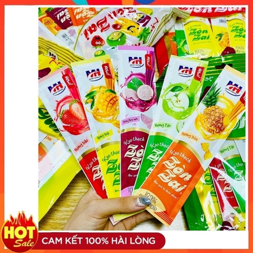 KẸO THẠCH ZÒN ZAI GÓI DÀI 400g