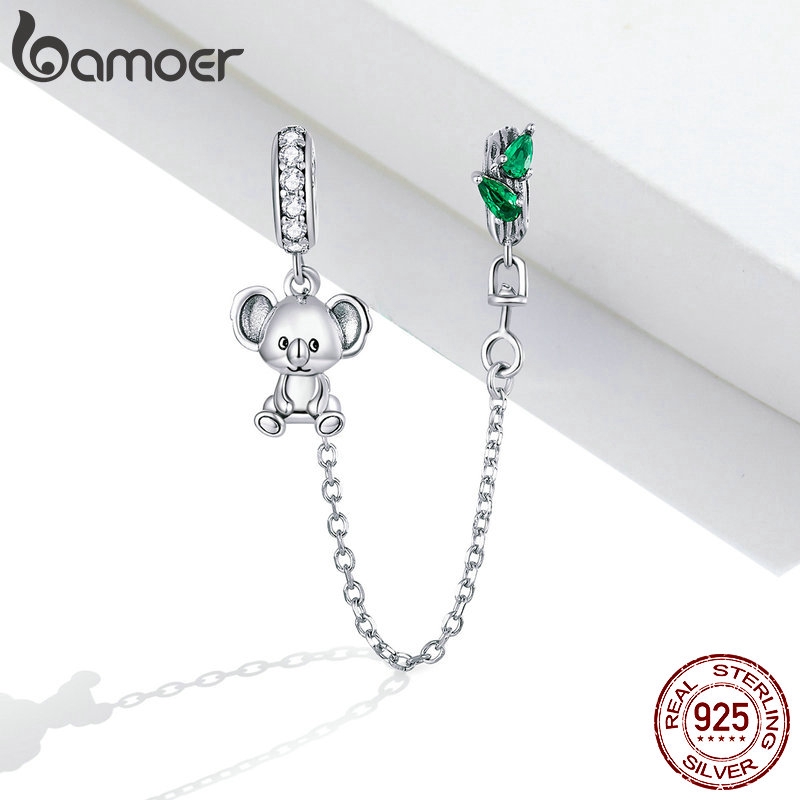 Hạt charm Bamoer có dây xích độc đáo SCC1523