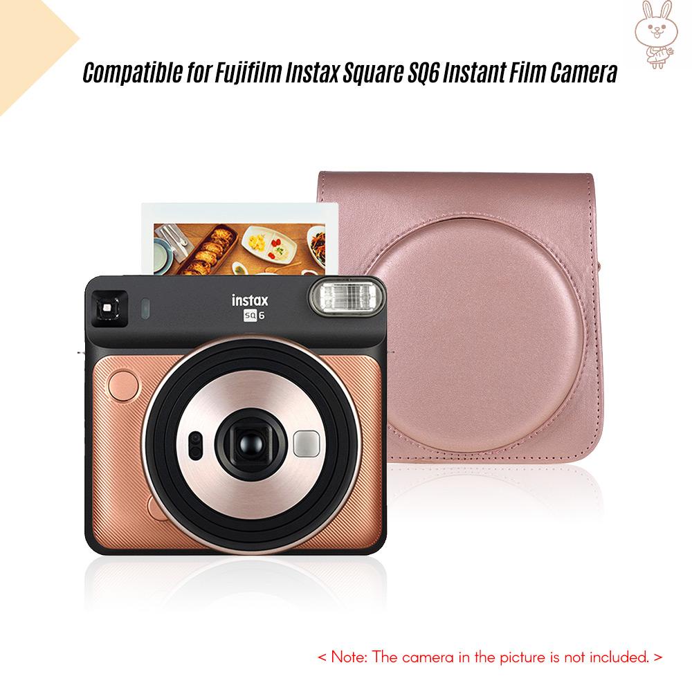 ANDOER Túi Da Pu Đựng Máy Ảnh Fujifilm Instax Square Sq6