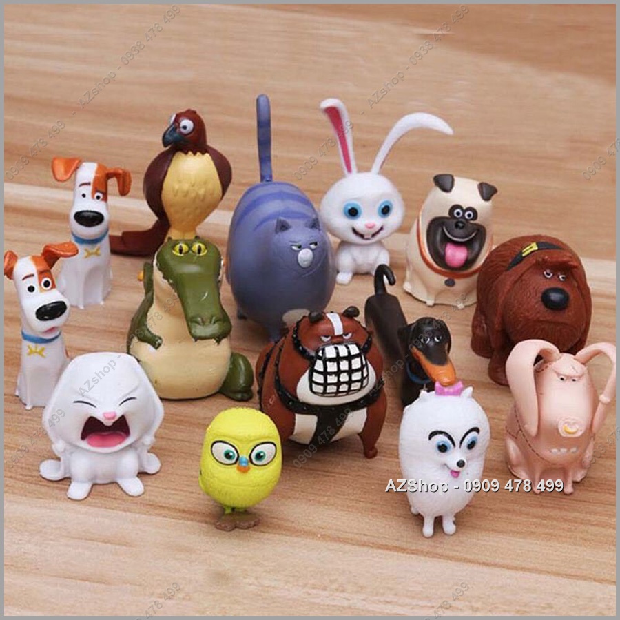 Bộ 14 Nhân Vật Nhỏ Đẳng Cấp Thú Cưng - Secret Life Of Pet - 7987