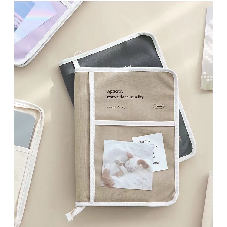 Túi Vải Canvas Đựng Máy Tính Bảng iPad Pro 11-Inch Phong Cách Hàn Quốc 2022