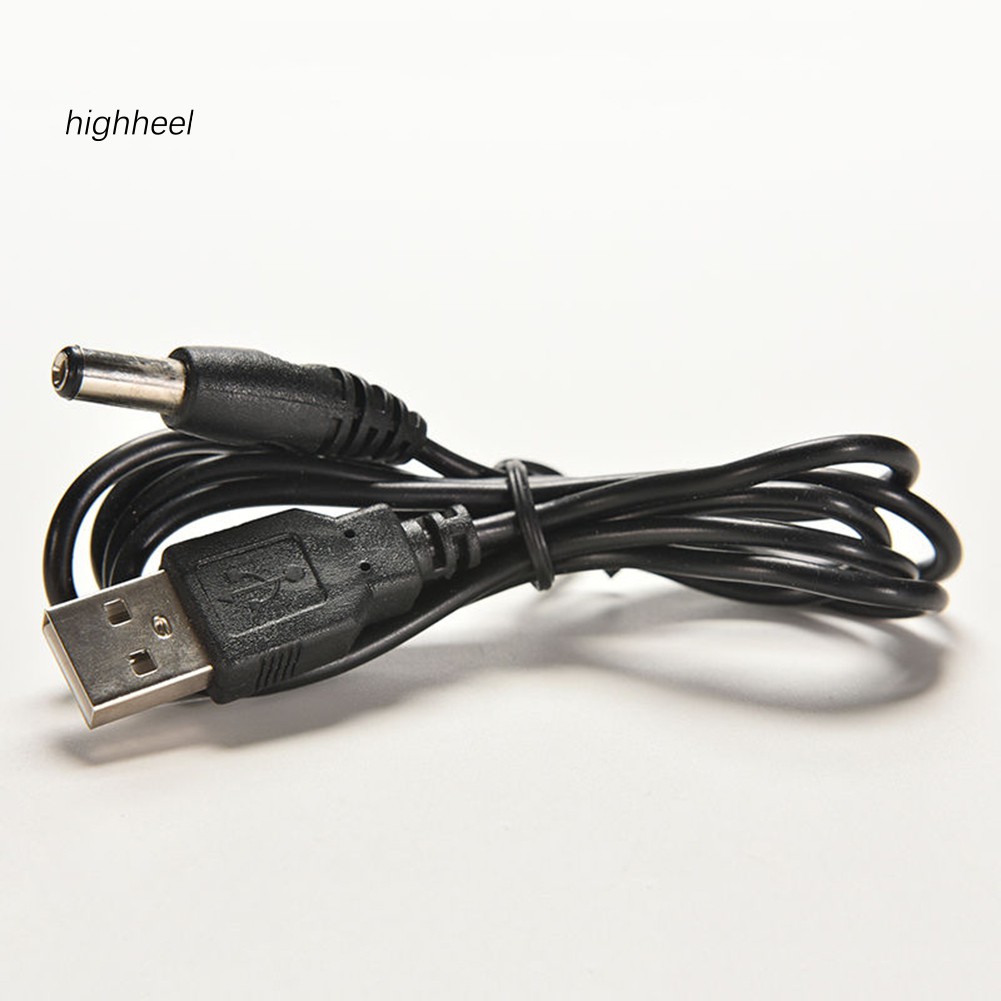 Dây Cáp Nối Nguồn Chuyển Đổi USB 2.0 Male AC Sang DC 5.5mmx2.1mm