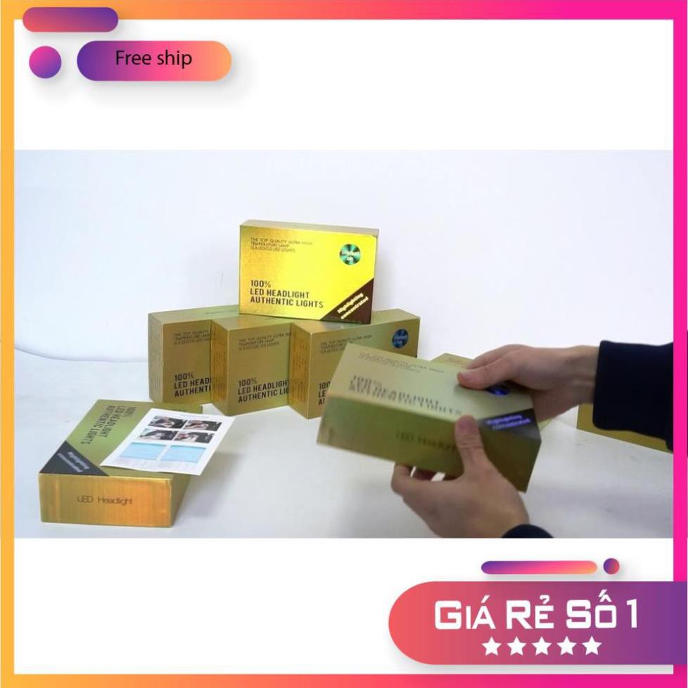 ⚡️GIÁ TỐT⚡️ Bộ Đèn LED Pha/Cos Cho Ô tô, Xe Máy 72W 8000LM 6500K Headlamp DC12v_Chân Cắm H4
