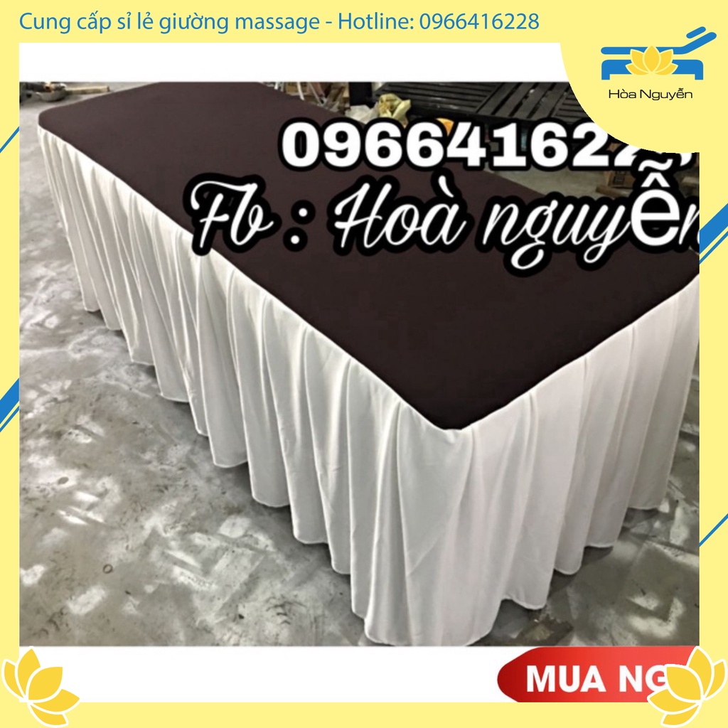 ❄ Ga Phủ Thun Giường Spa, Nối Mi, Phun Xăm Mix Màu